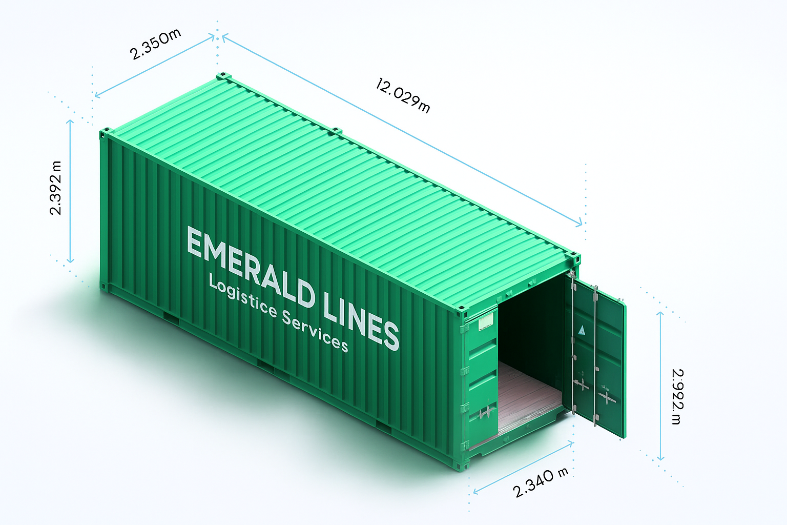 40' Dry Container - EMERALD LINES